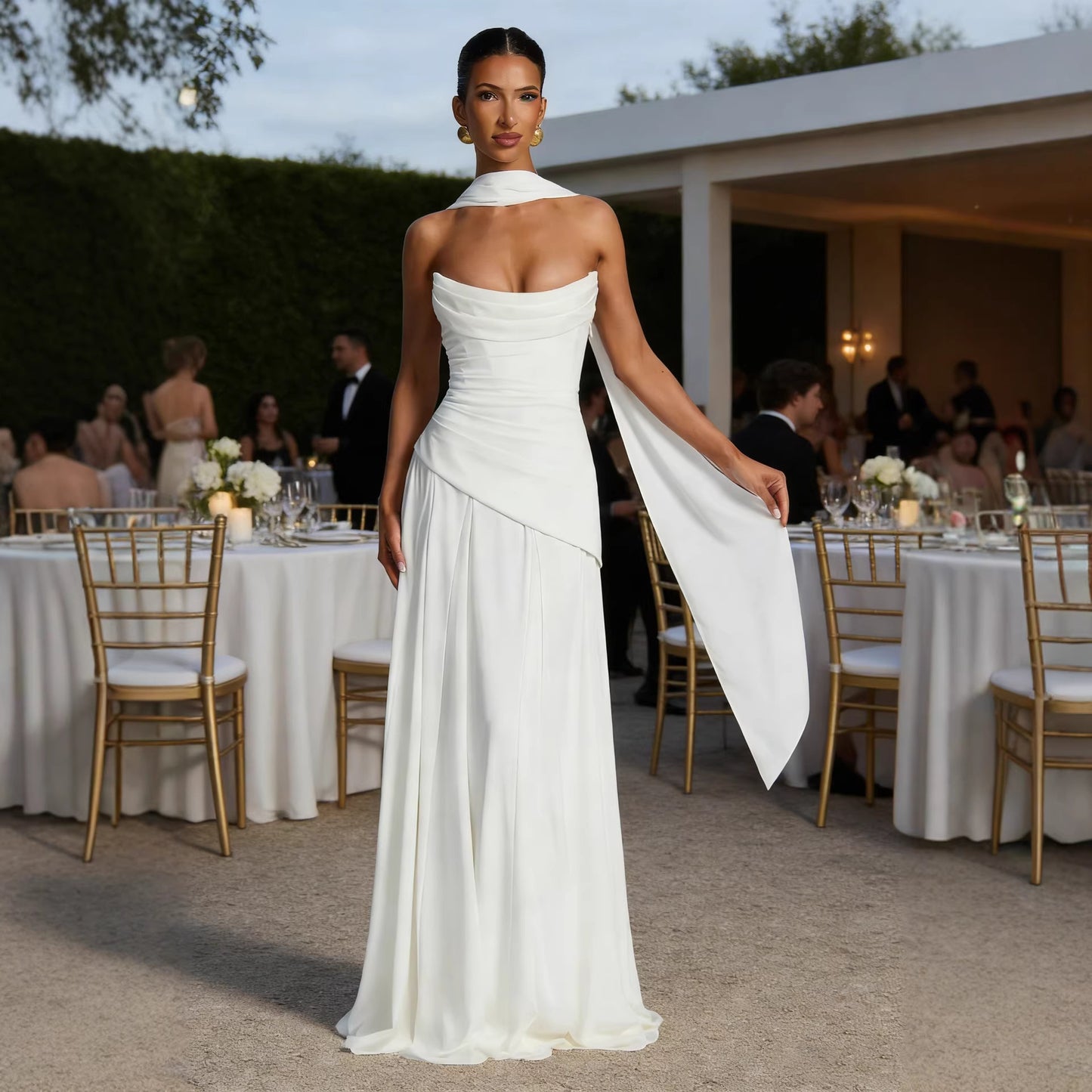 Irregular Bandage Dress