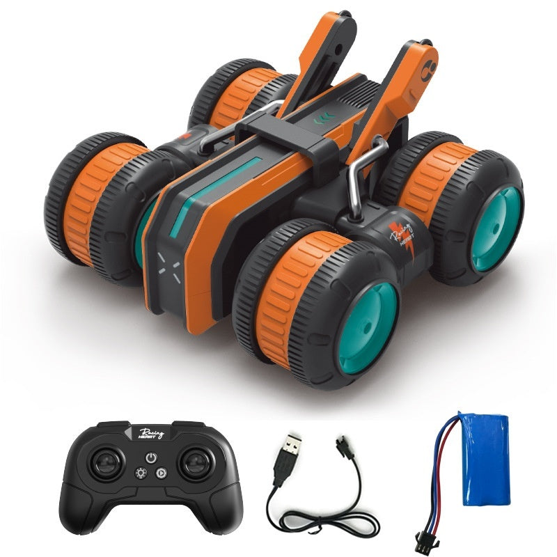 24G Remote-Controlled Rotating Gesture-Sensing Stunt Toy Car
